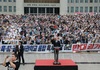 육·해·공사 총동창회, 국회서 궐기대회…