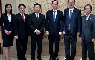 이재용, 방한한 日 참의원 대표단과 깜짝 회동…반도체 협력 논의